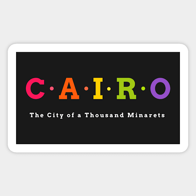 Cairo, Egypt Sticker by Koolstudio